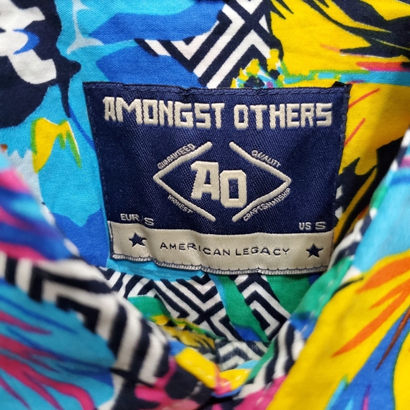 Amongst Others multi color button up - Picture 2 of 4